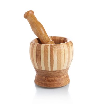 Ahşap Bambu Havan