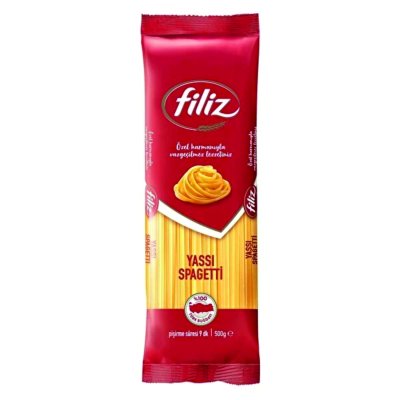 FİLİZ MAKARNA YASSI SPAGETTİ 500GR