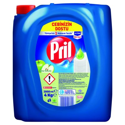 PRİL BULAŞIK DETERJANI ELMA 4LT