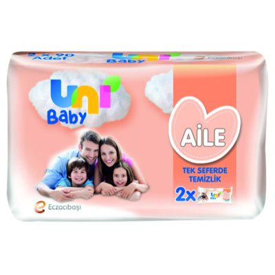 Uni Baby Islak Havlu 2x90lı